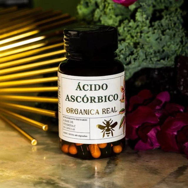 Frasco de Ácido Ascórbico de Orgánica Real